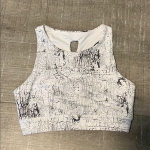 Workout LongLine crop top/sports bra